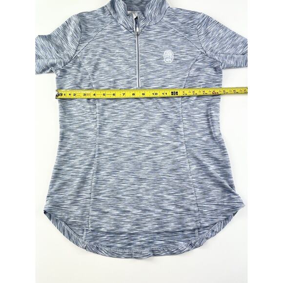 Zero Restriction Golf 1/4 Zip Pullover Shirt Jacket Small Blue Gray Women’s Logo - Picture 3 of 11